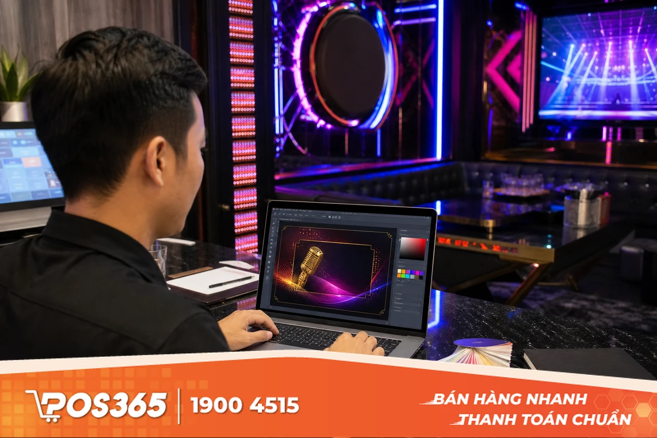 Lựa chọn m&agrave;u sắc v&agrave; h&igrave;nh ảnh khơi gợi kh&ocirc;ng gian &acirc;m nhạc