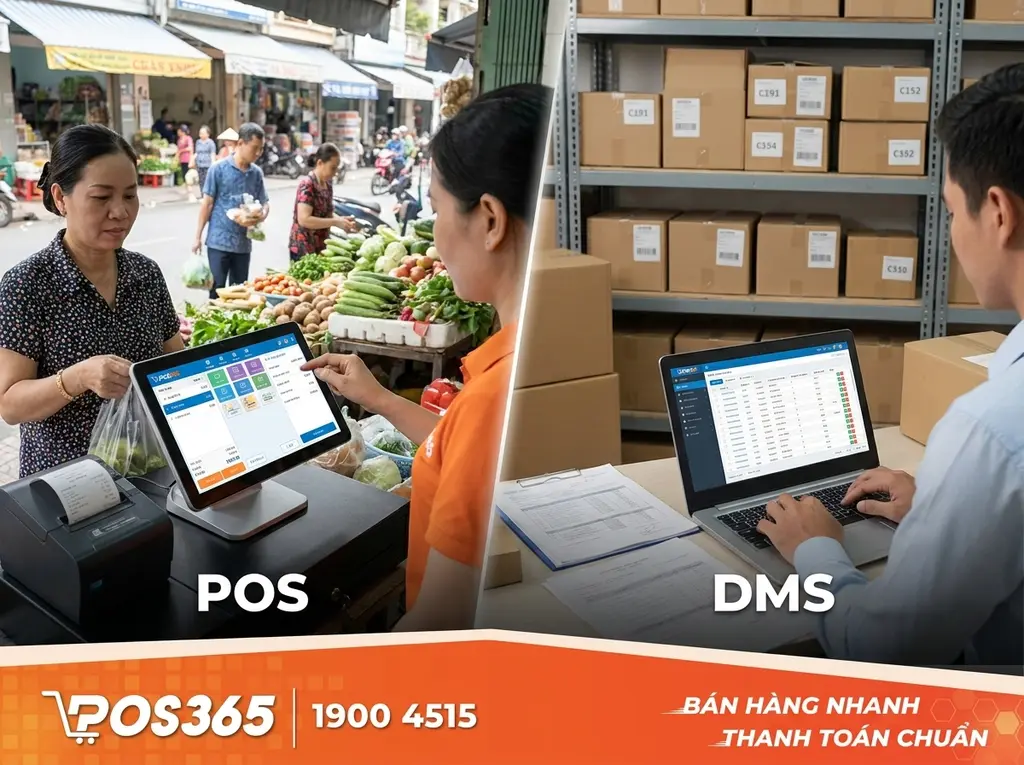 Lựa chọn phần mềm DMS hay phần mềm quản l&yacute; điểm b&aacute;n (POS)?