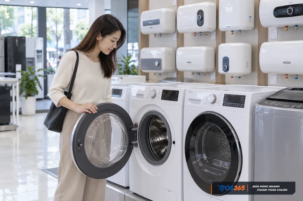 M&aacute;y giặt v&agrave; m&aacute;y sấy trong danh mục điện lạnh
