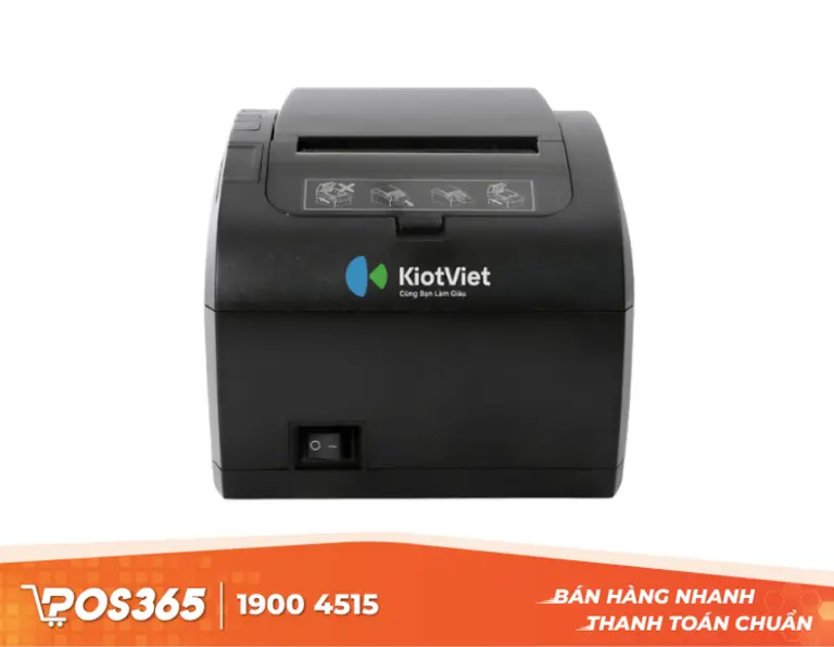 M&aacute;y in Kiotviet KPOS ZY 307 - Thiết kế nhỏ gọn, tinh xảo