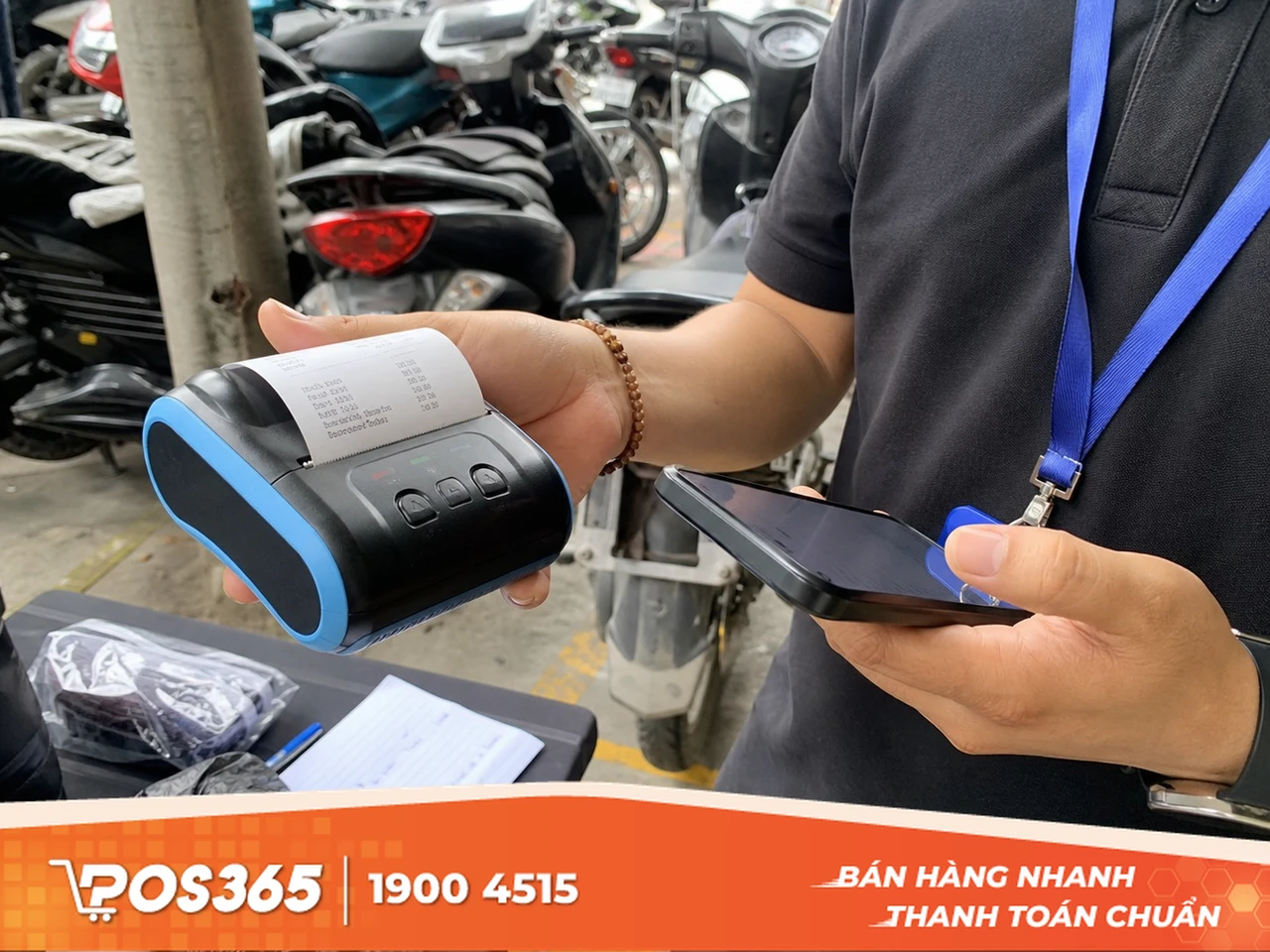 Máy in nhiệt cầm tay Zjiang ZJ-5805