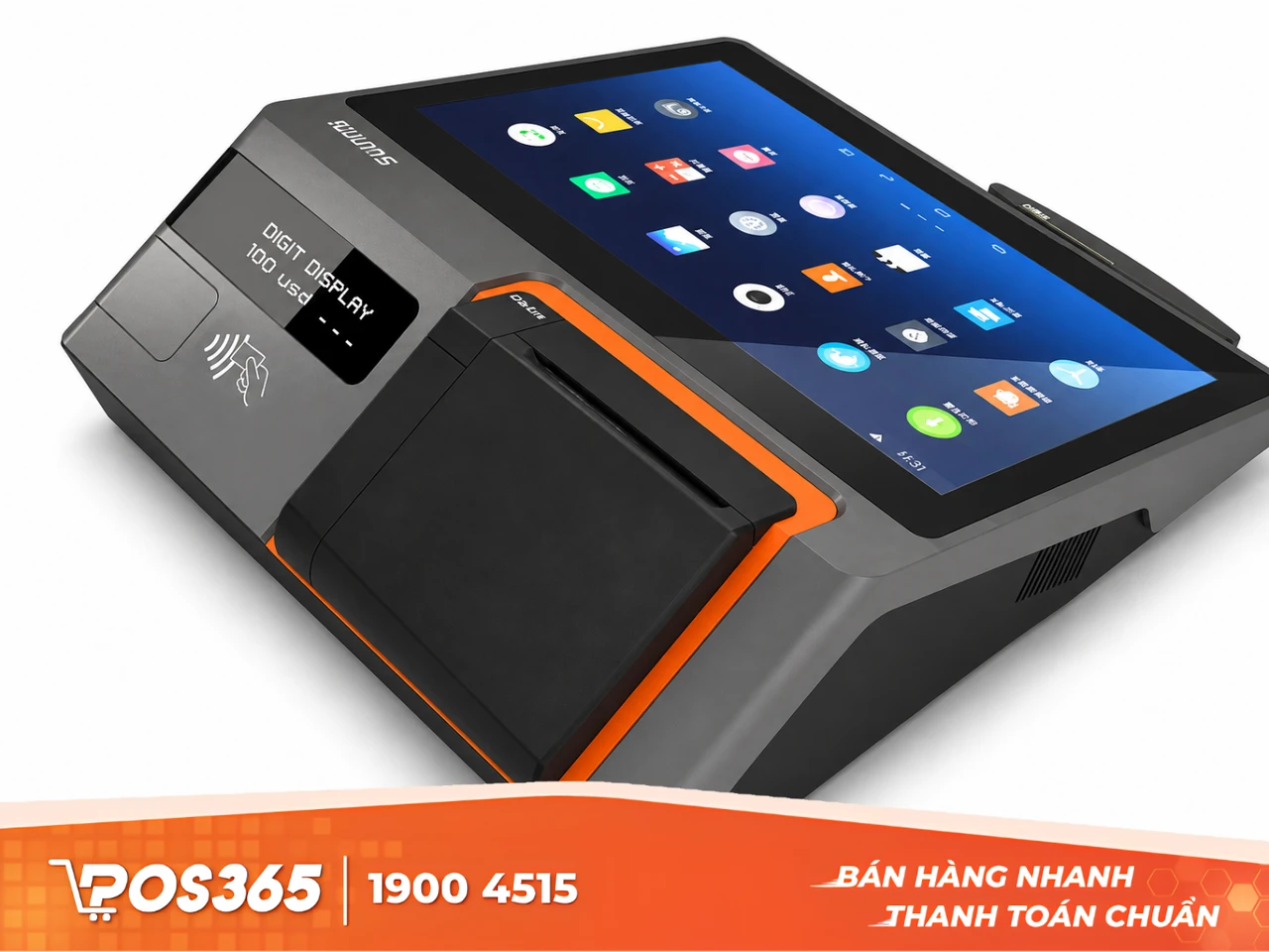 M&aacute;y POS để b&agrave;n Sunmi T2 Mini