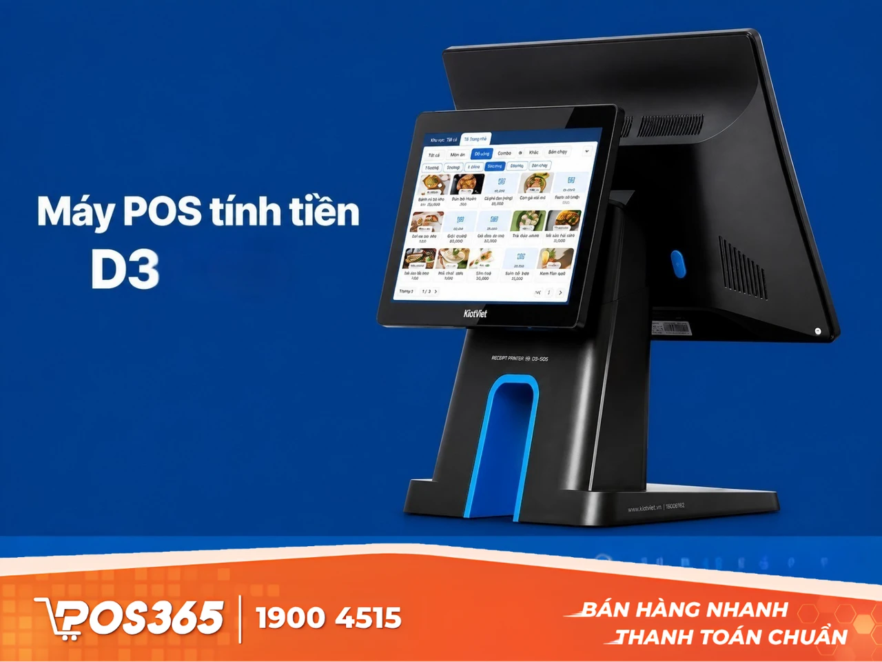  M&aacute;y POS KiotViet D3