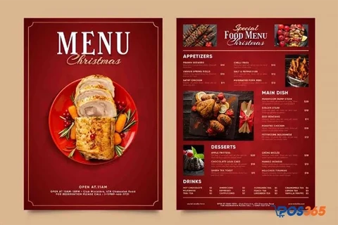 mẫu menu qu&aacute;n nhậu