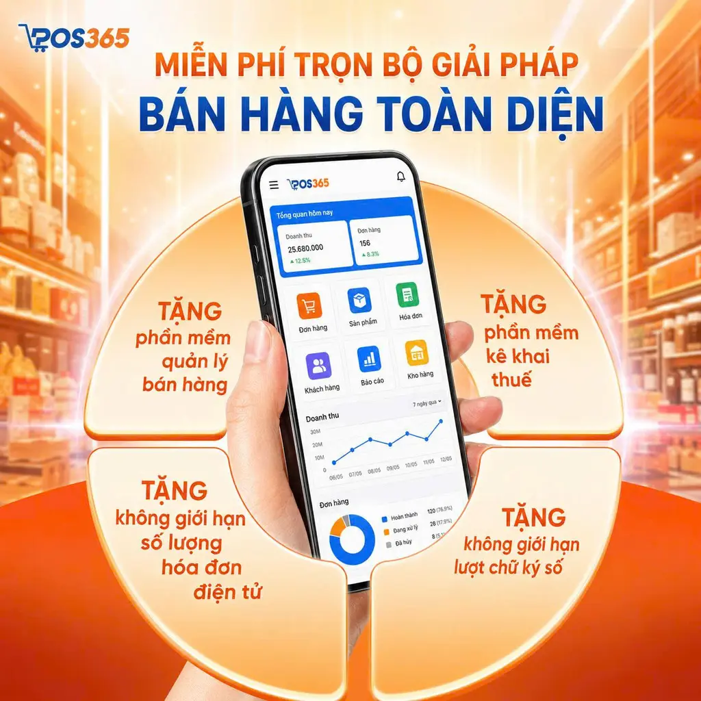POS365 - miễn ph&iacute; bộ giải ph&aacute;p phần mềm b&aacute;n h&agrave;ng đến hết 2028