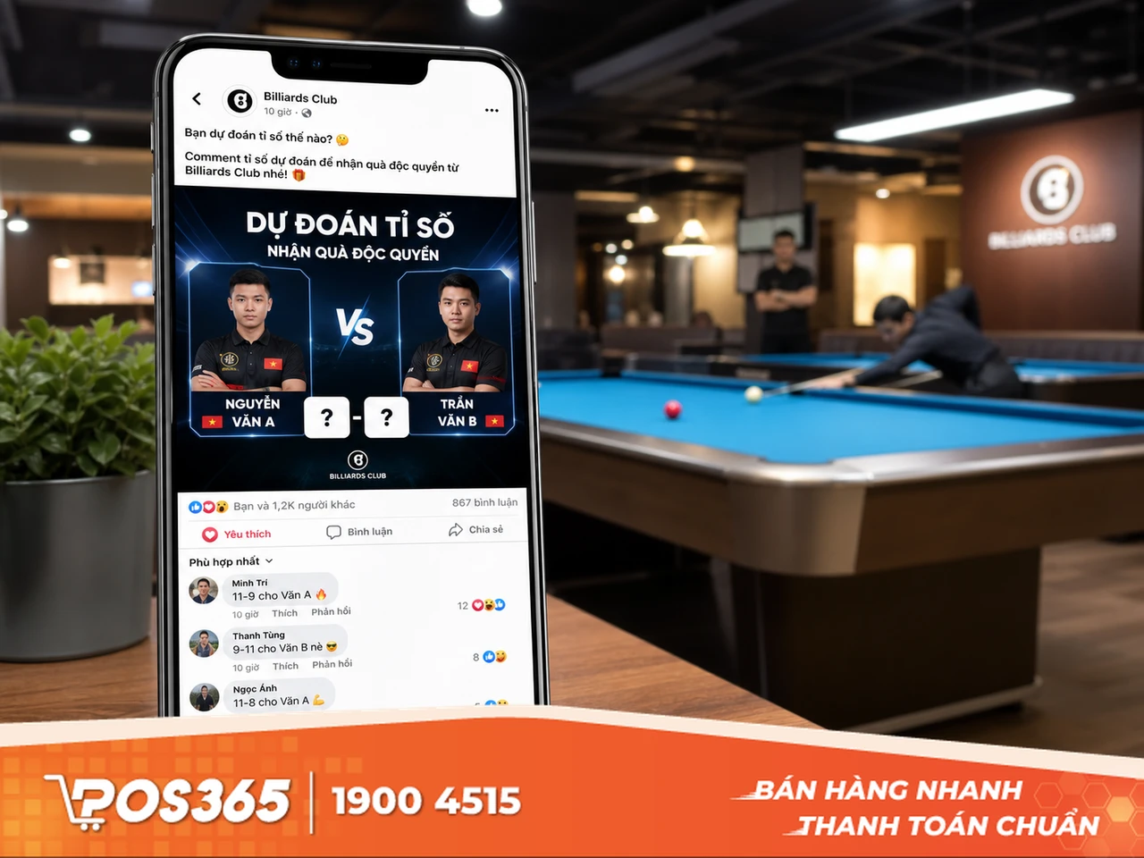 Mini-game dự đoán online: "Soi kèo cơ thủ - Nhận quà độc quyền"