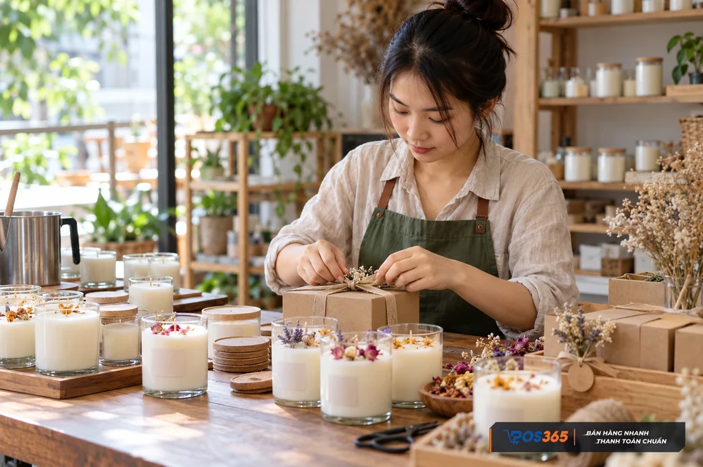 Kinh doanh nến thơm và đồ thủ công decor độc bản