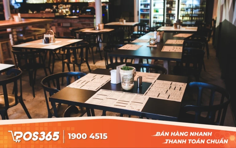 Nhà hàng 2 tầng phong cách vintage