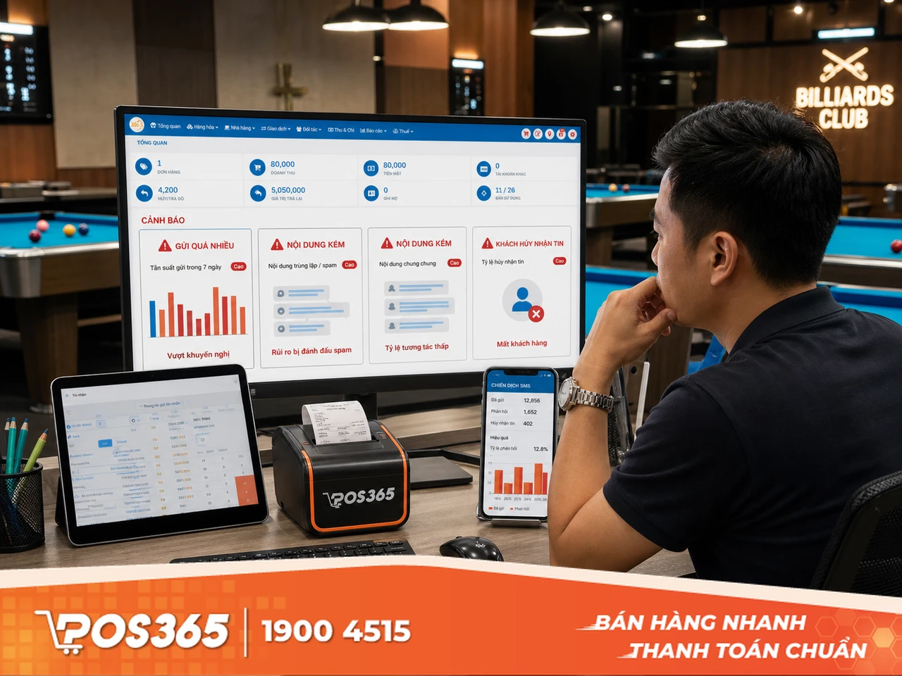Những sai lầm phổ biến khiến chiến dịch SMS Marketing quán bida