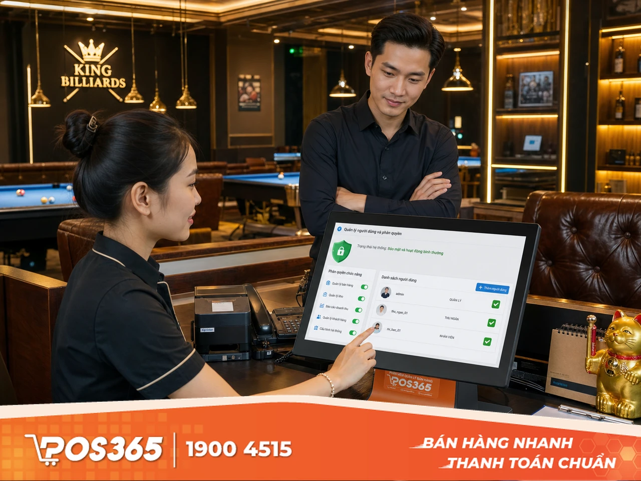 Phân quyền nhân viên chặt chẽ - Ngăn chặn gian lận trục lợi điểm VIP
