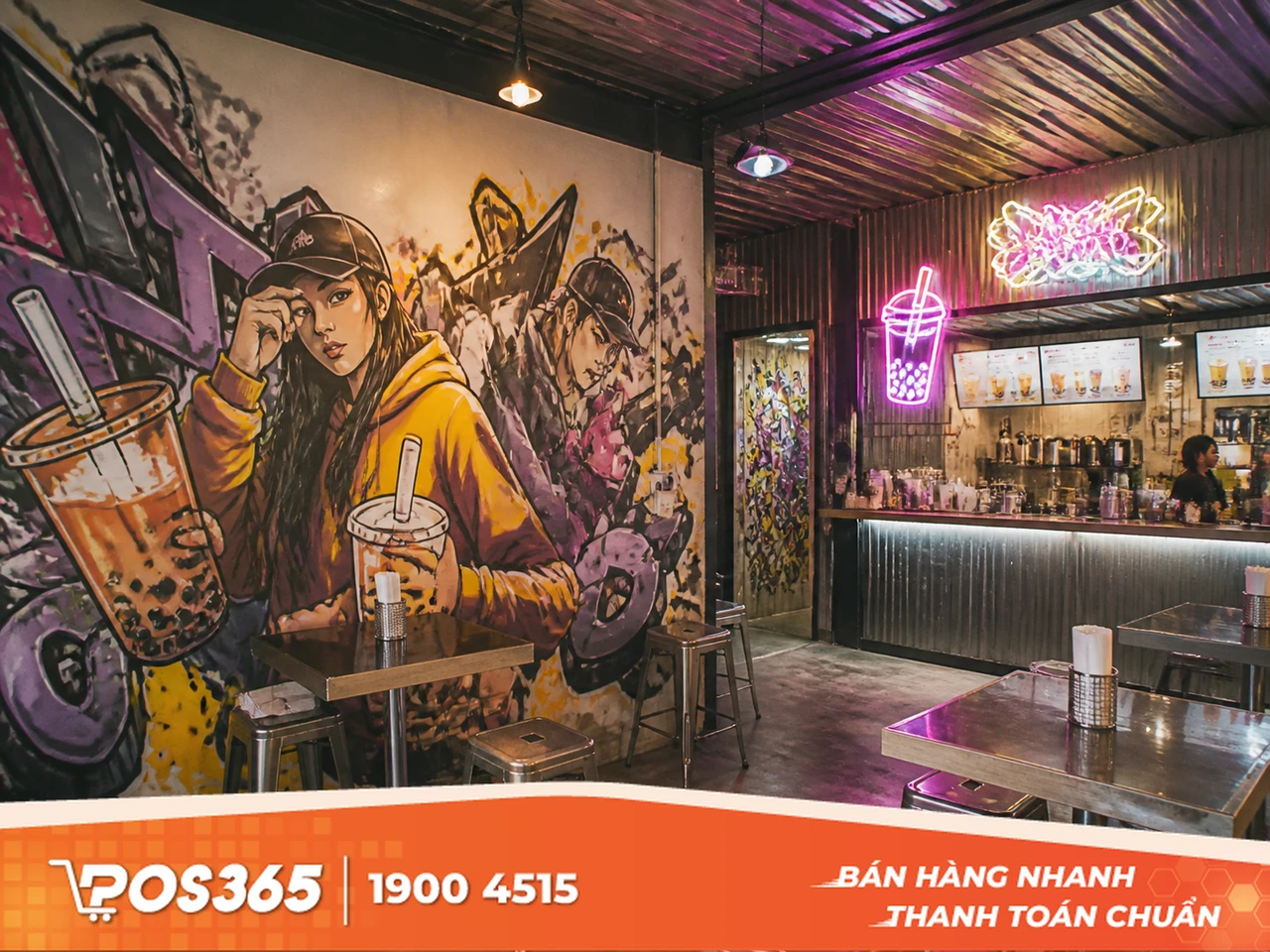 Phong cách cá tính nổi loạn Graffiti và Neon
