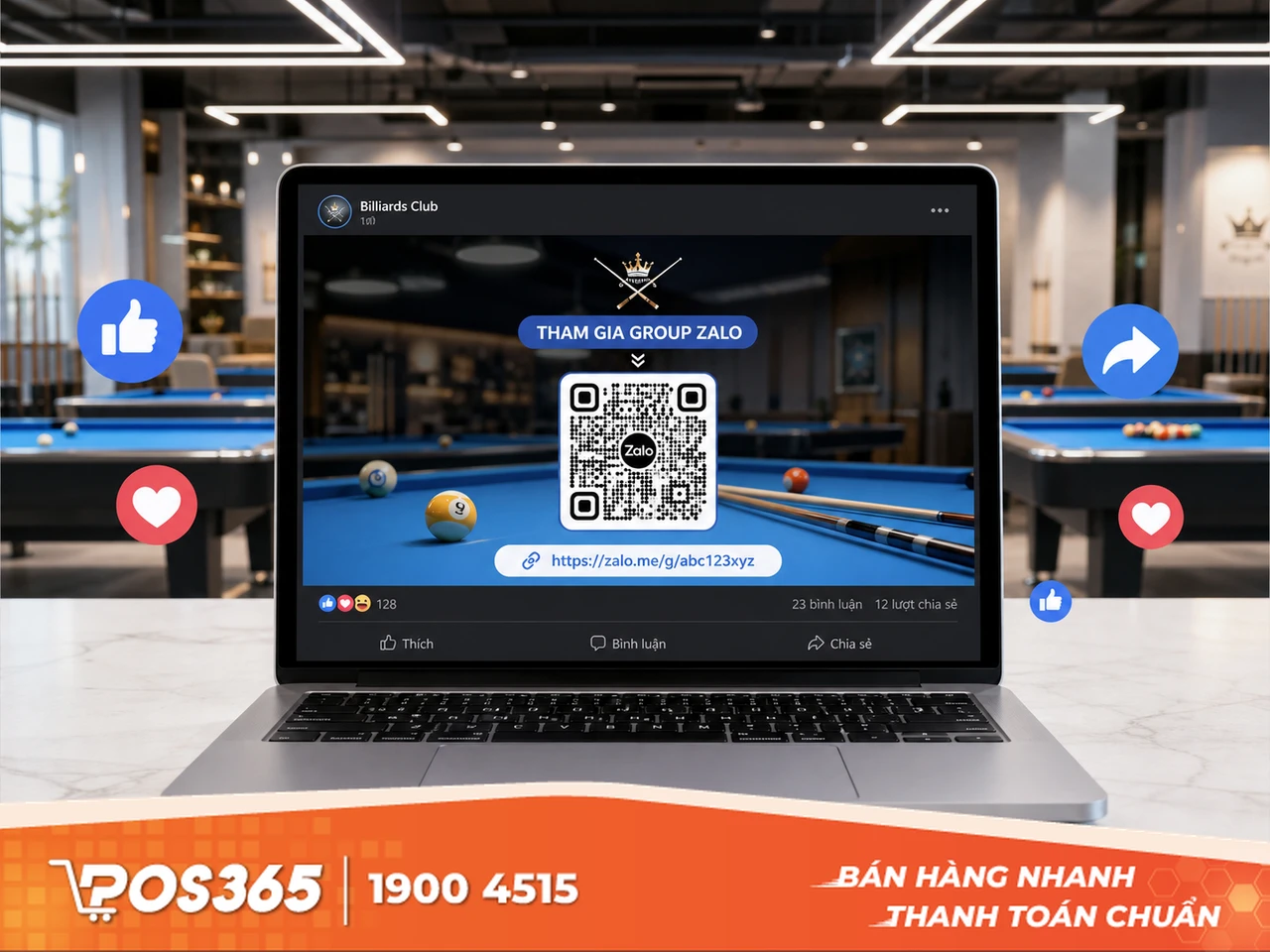 Phủ sóng link nhóm trên các kênh online để mở rộng quy mô