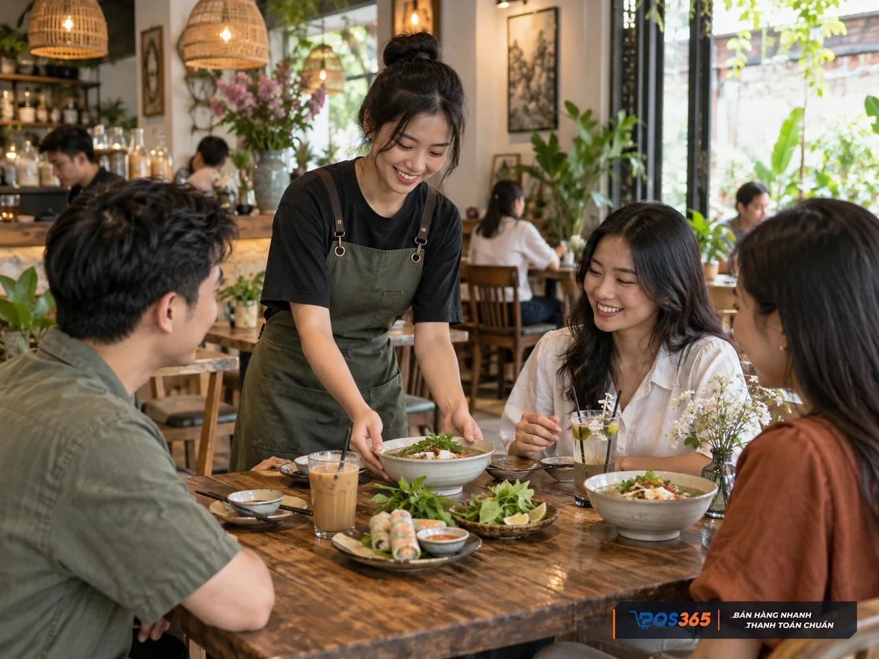 Phục vụ khách hàng F&B