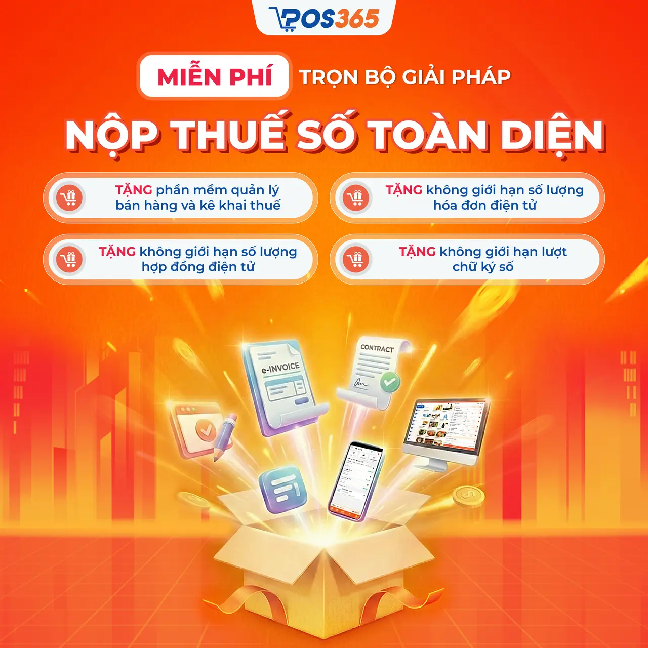 POS365 đồng hành cùng chủ kinh doanh chuyển đổi số 0 đồng