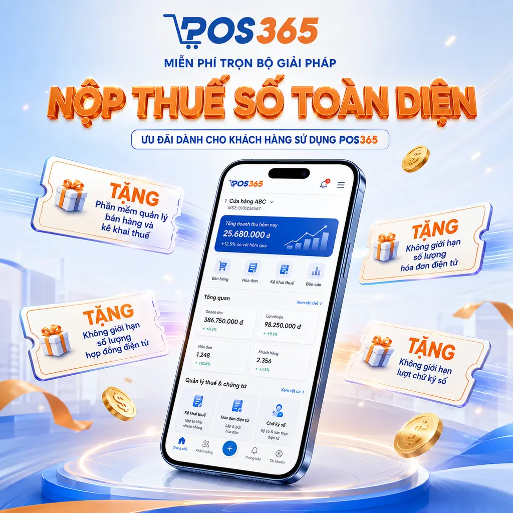 POS365 miễn phí triển khai phần mềm bán hàng đến năm 2028