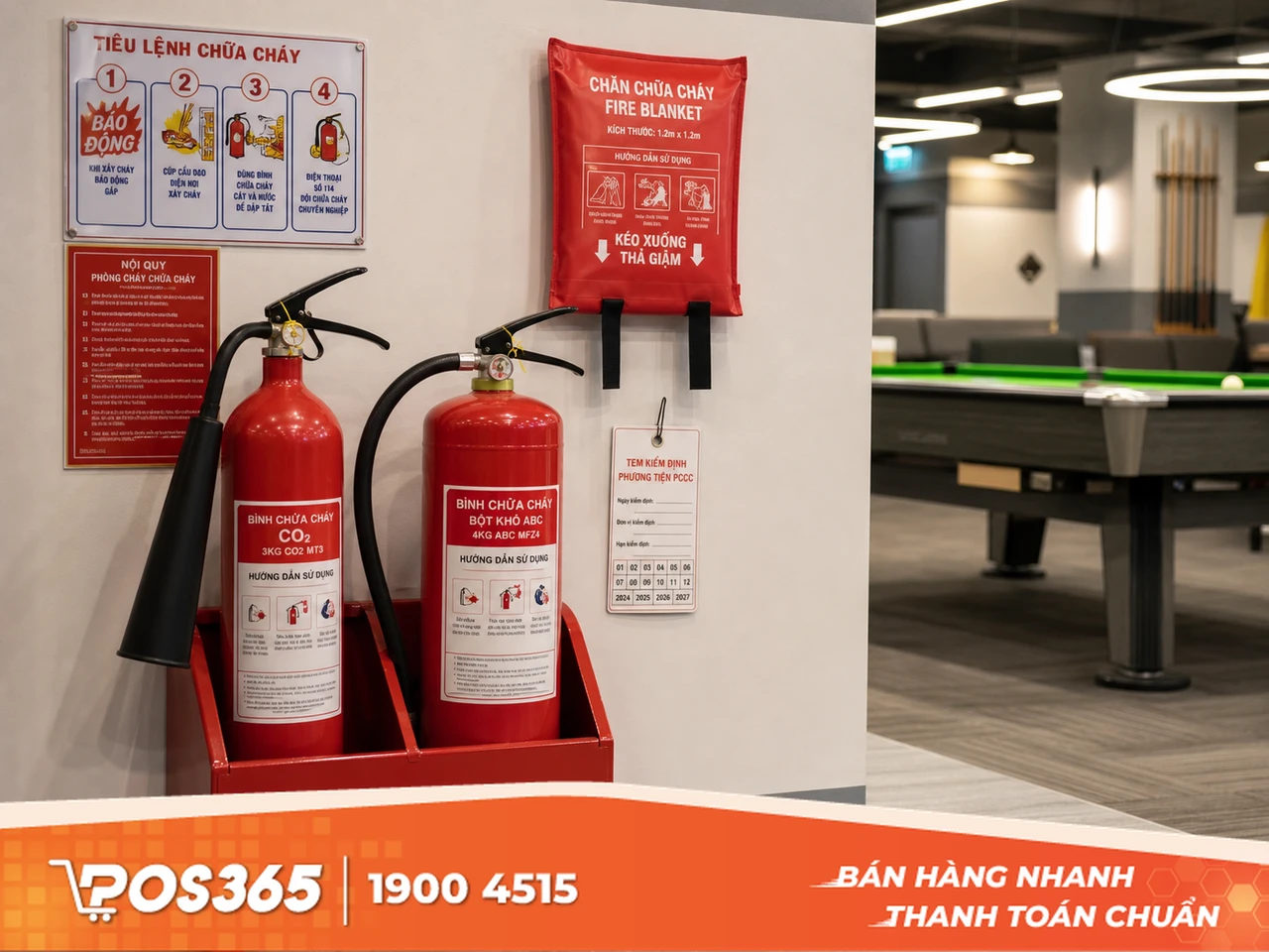 Quy định trang bị phương tiện chữa cháy tại chỗ
