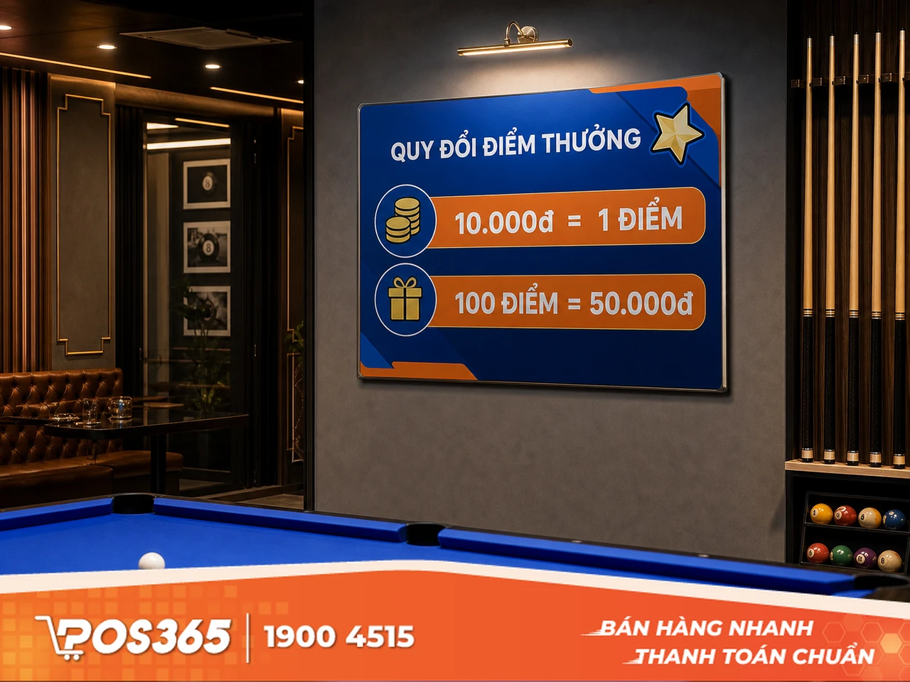 Công thức quy đổi điểm thưởng rõ ràng, minh bạch