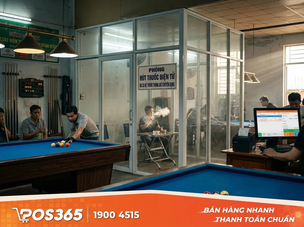 Quy hoạch ph&ograve;ng h&uacute;t thuốc ri&ecirc;ng biệt (Smoking Room)