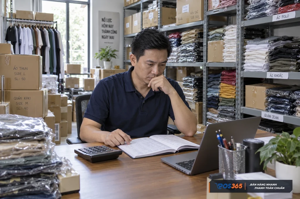 Sai lầm nhập hàng gây tồn kho và đọng vốn