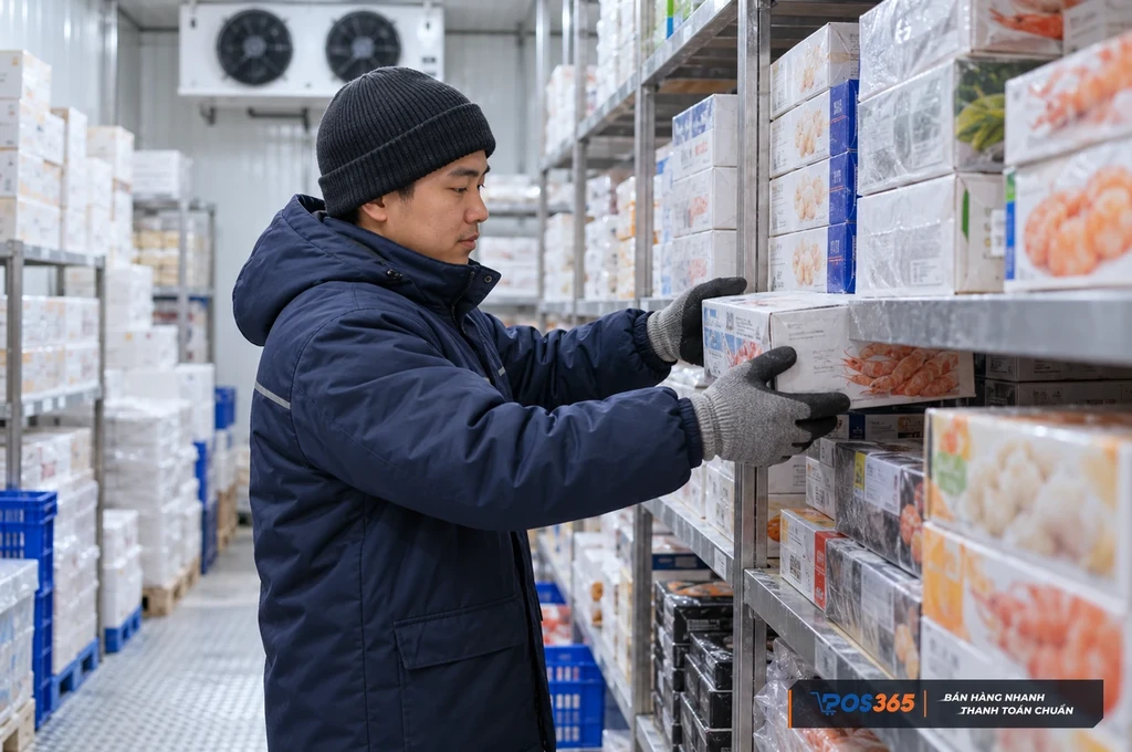 Sắp xếp lô hàng theo thứ tự nhập kho