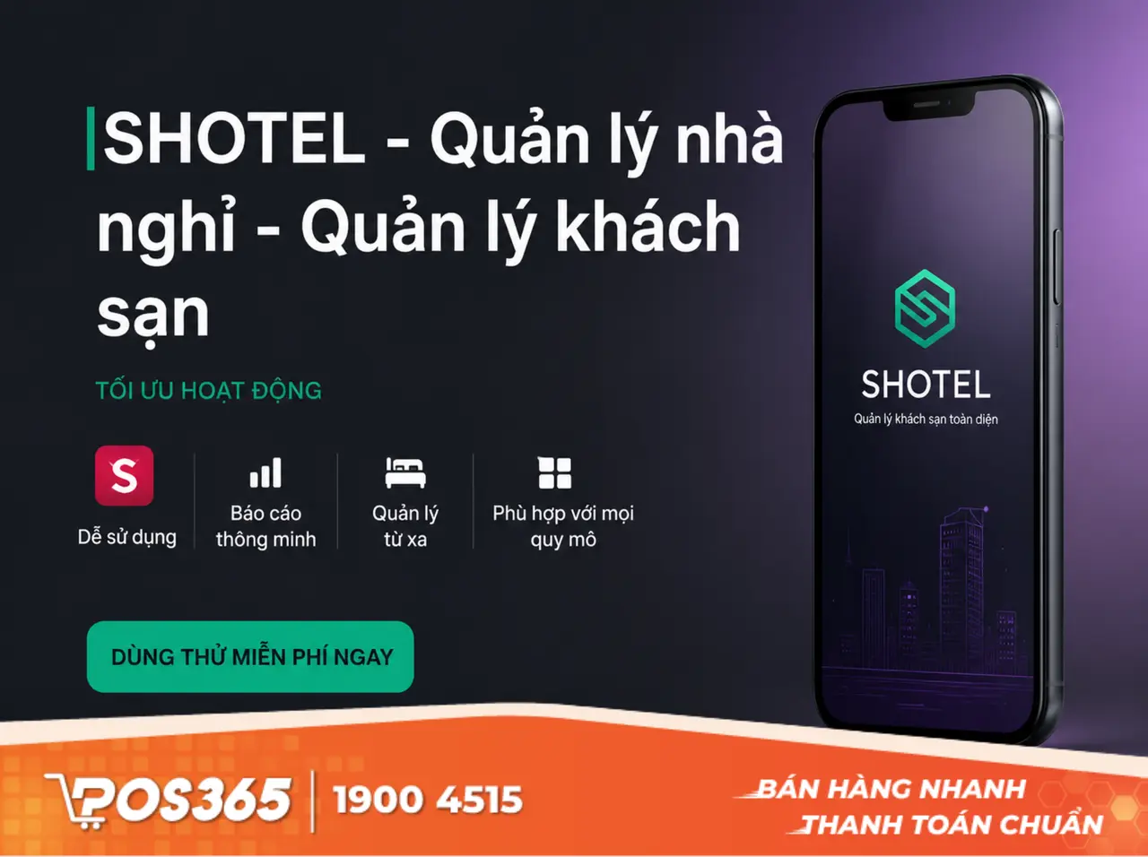 Phần mềm quản l&yacute; kh&aacute;ch sạn SHOTEL