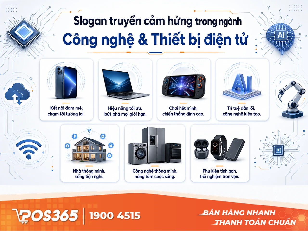 Slogan hay về Công nghệ & Thiết bị điện tử