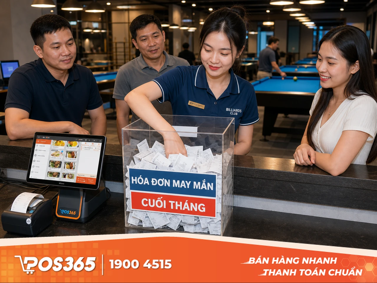 Sự kiện bốc thăm "Hóa đơn may mắn" cuối tháng