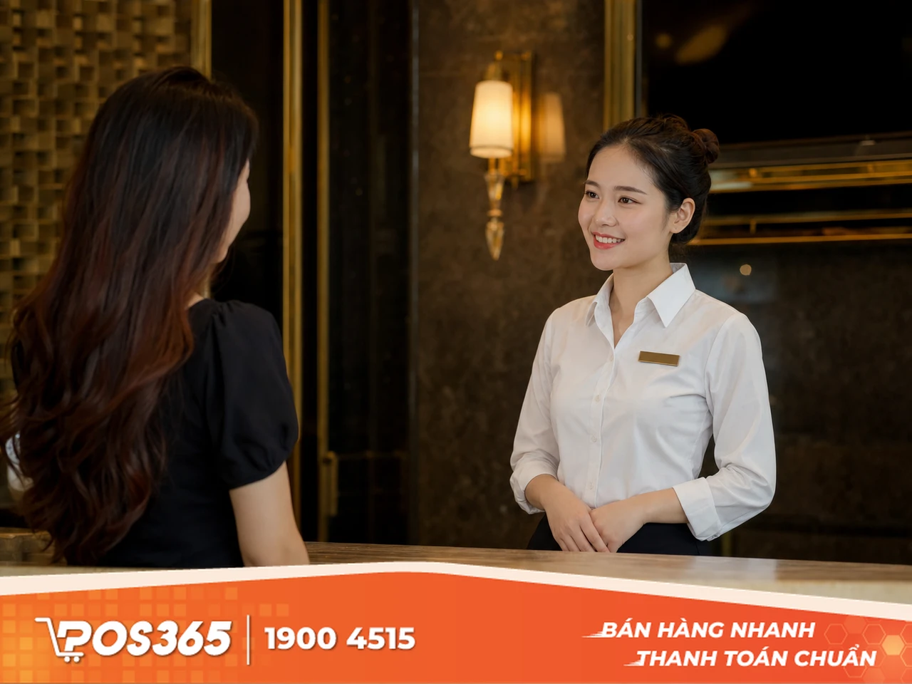 Tác phong gọn gàng, thái độ lịch sự