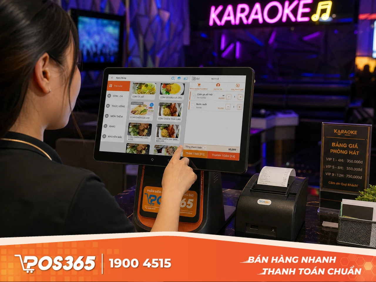 Tài khoản Nhân viên thu ngân (Cashier) - Chỉ thanh toán, tuyệt đối không tự ý xóa hóa đơn