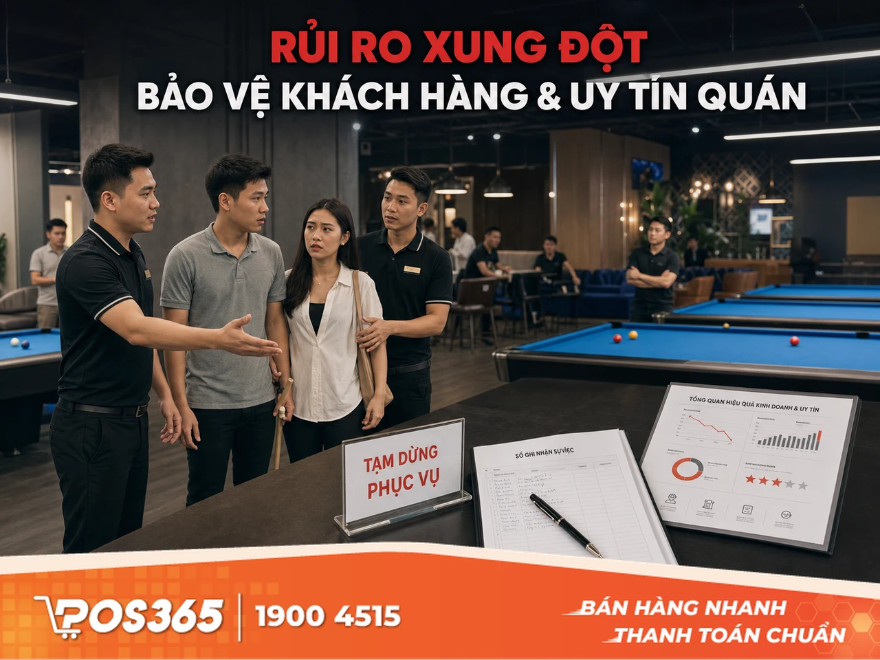 Tại sao quán bida dễ xảy ra xung đột và những thiệt hại khổng lồ cho chủ quán?