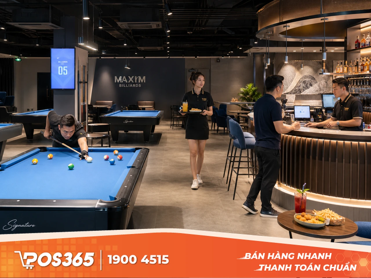 Tại sao thiết kế combo bida kết hợp F&B là chiến lược bán chéo bắt buộc?
