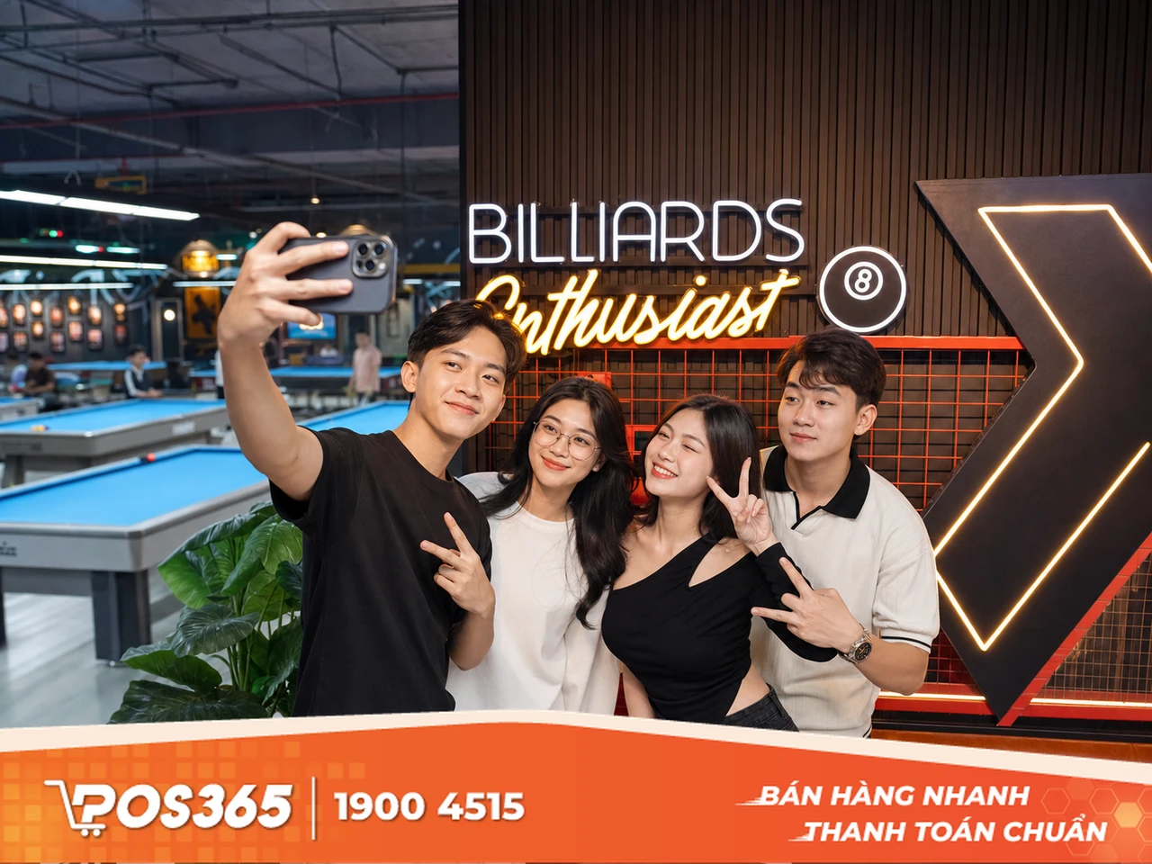 ảnh 1: Tại sao thiết kế khu vực check-in bida lại là "chìa khóa vàng" thu hút giới trẻ?