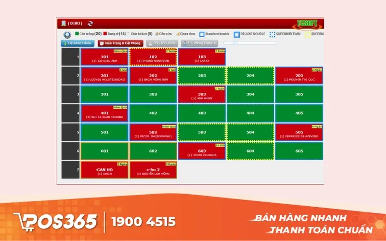 TCSoft Hotel - Hệ thống quản lý phòng khách sạn offline giá rẻ