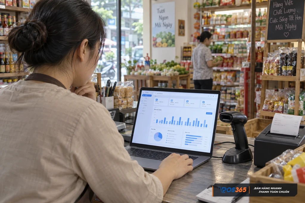 Theo dõi doanh thu và dòng tiền cửa hàng mỗi ngày