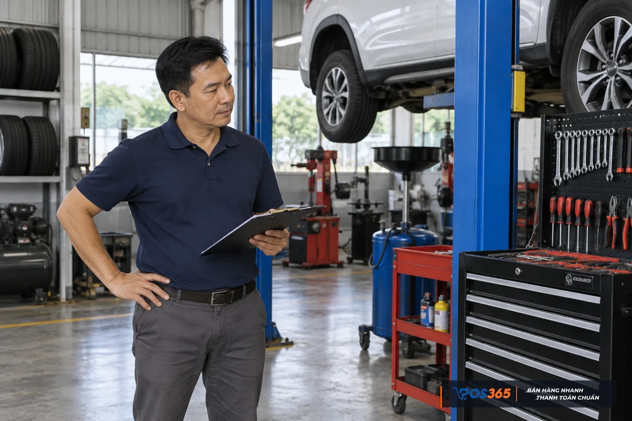 Thiết bị kỹ thuật cốt lõi cho gara ô tô