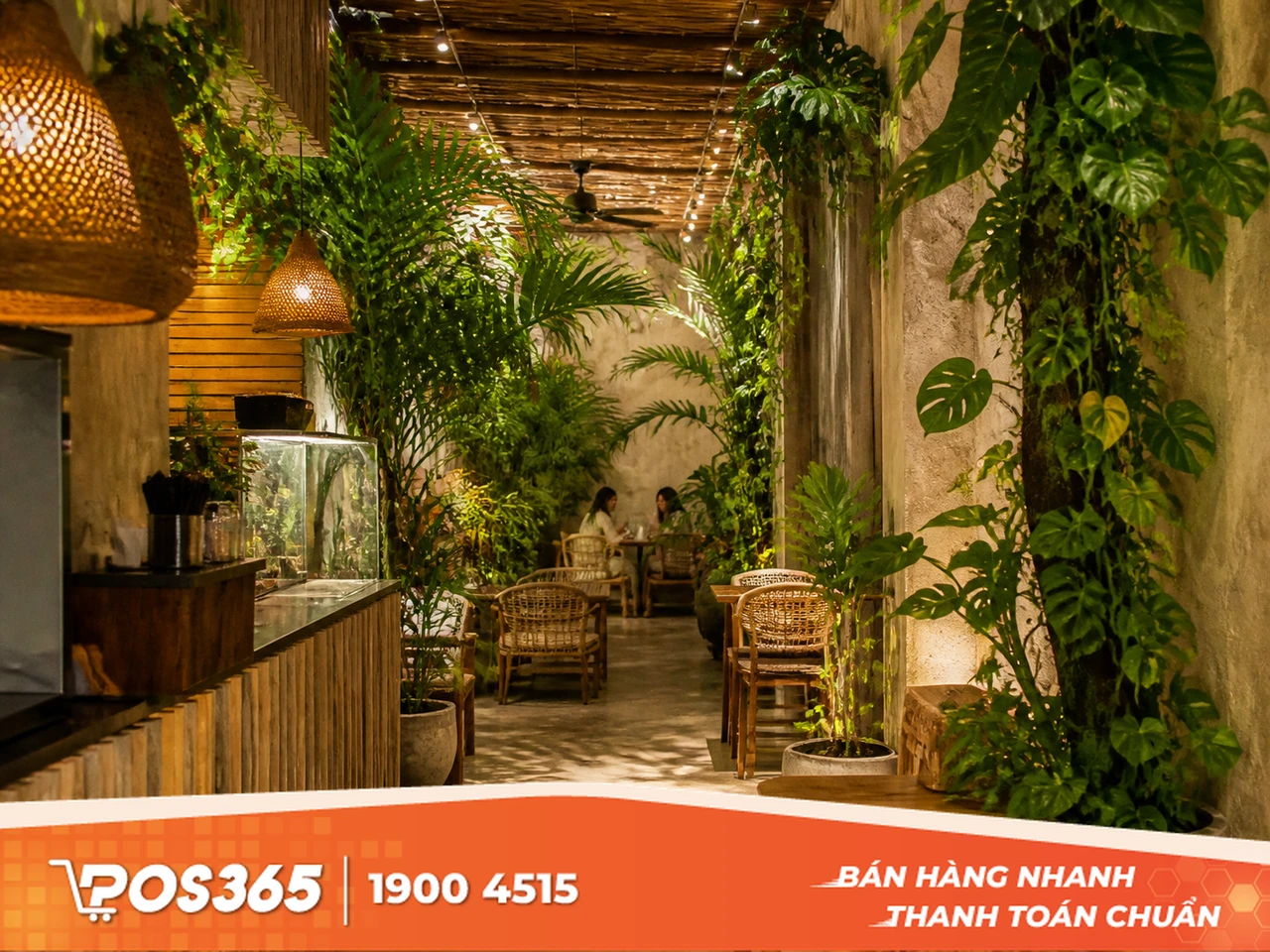 Thiết kế không gian Tropical xanh mát