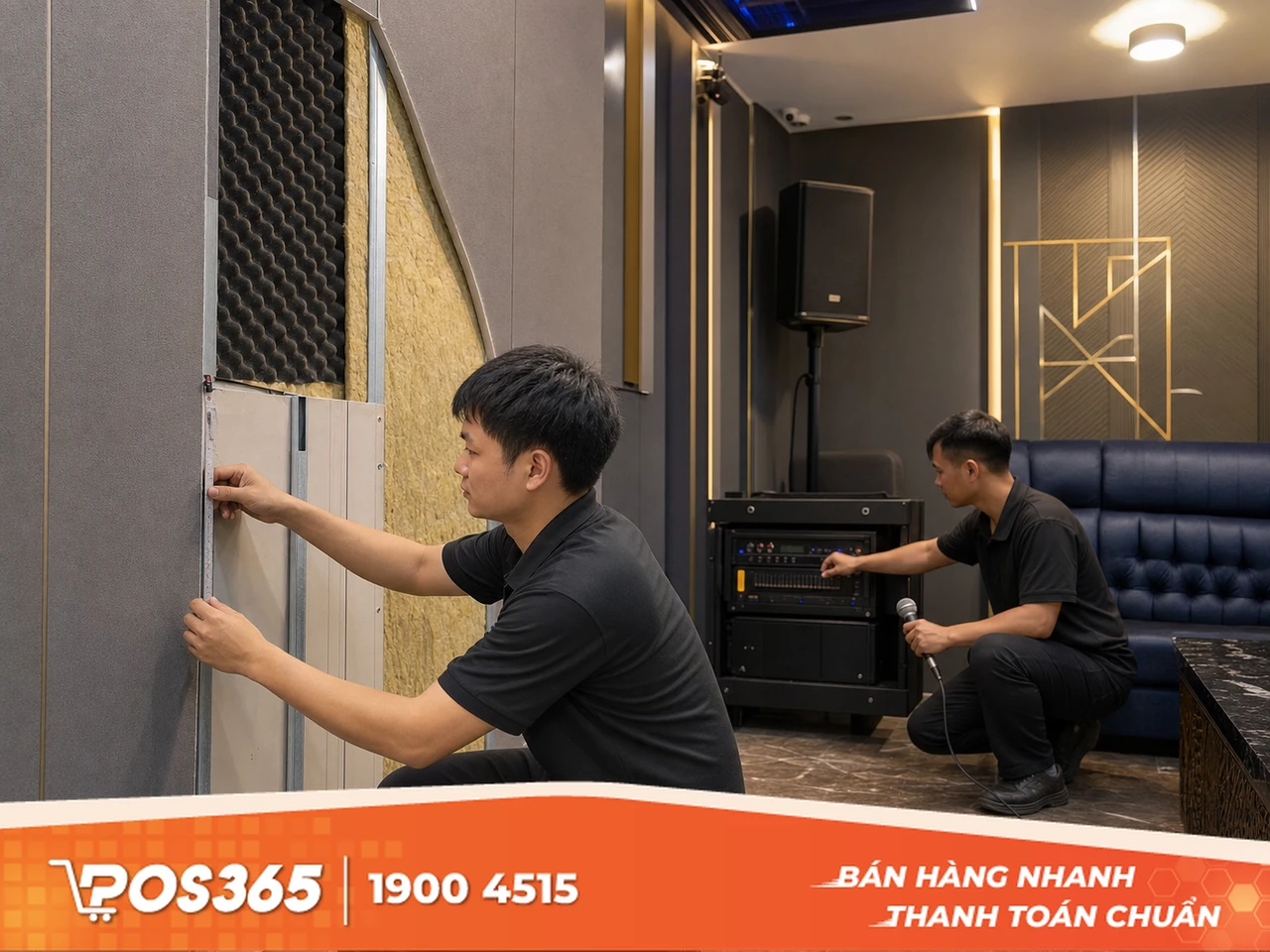 Thiết kế thi công cách âm và lắp đặt hệ thống âm thanh chuyên nghiệp