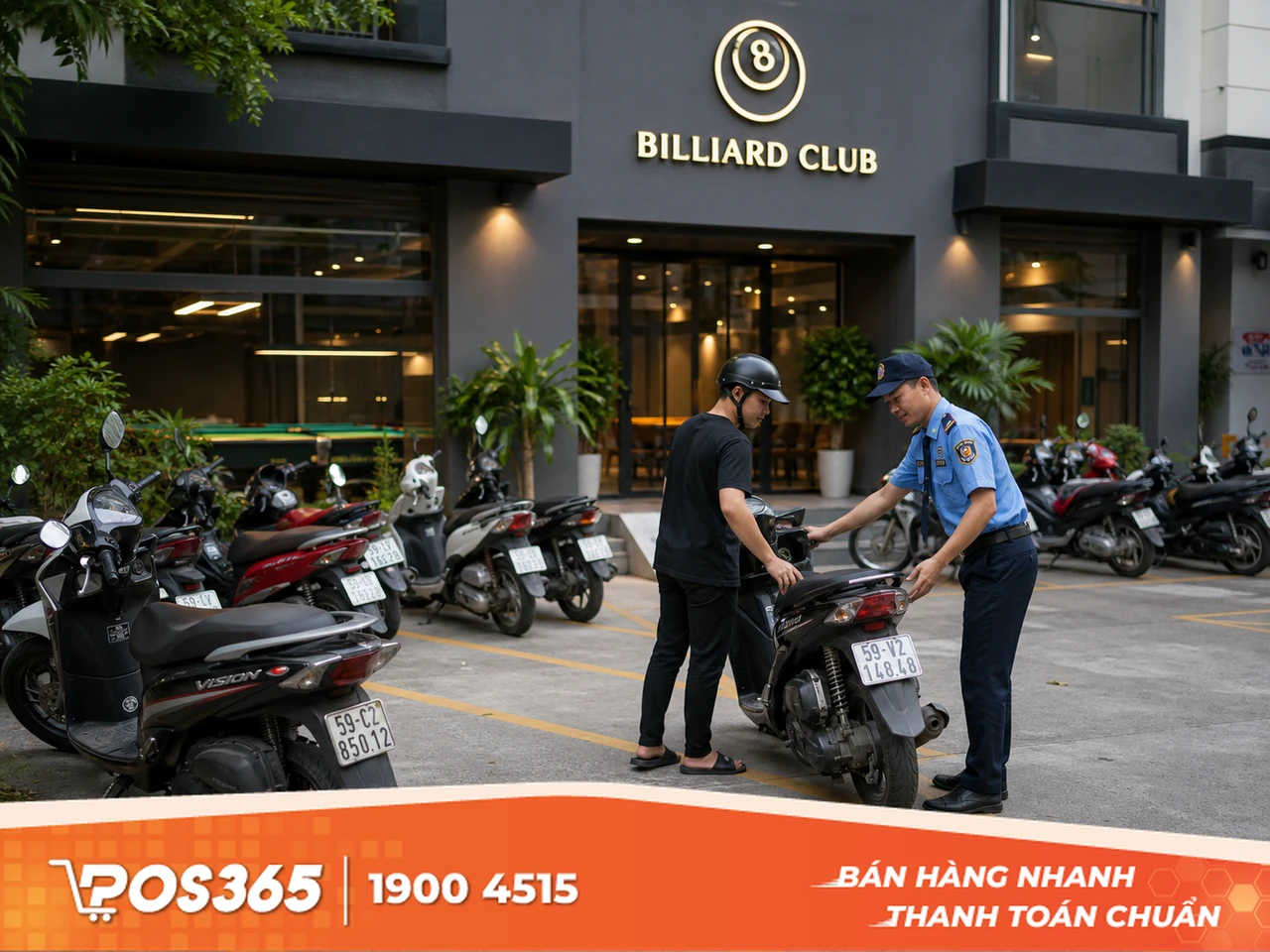 Tiêu chuẩn bãi giữ xe quán bida - Yếu tố giữ chân khách hàng