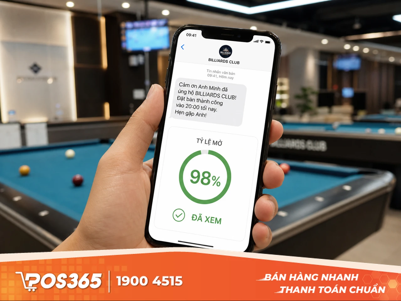 Tỷ lệ tiếp cận và mở tin nhắn gần như tuyệt đối (98%)