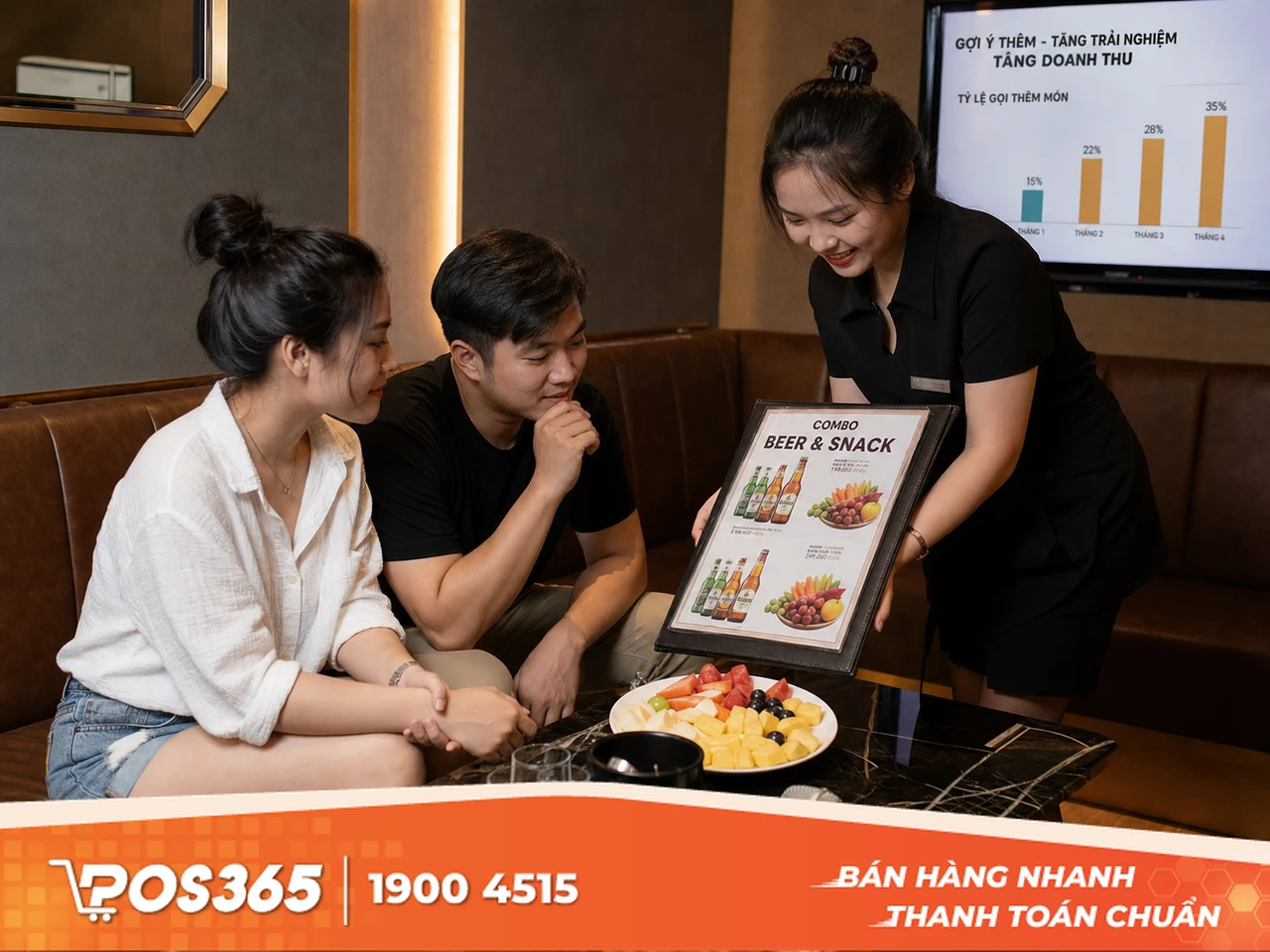 Tỷ lệ Upsell thành công Combo đồ uống & Đồ ăn kèm