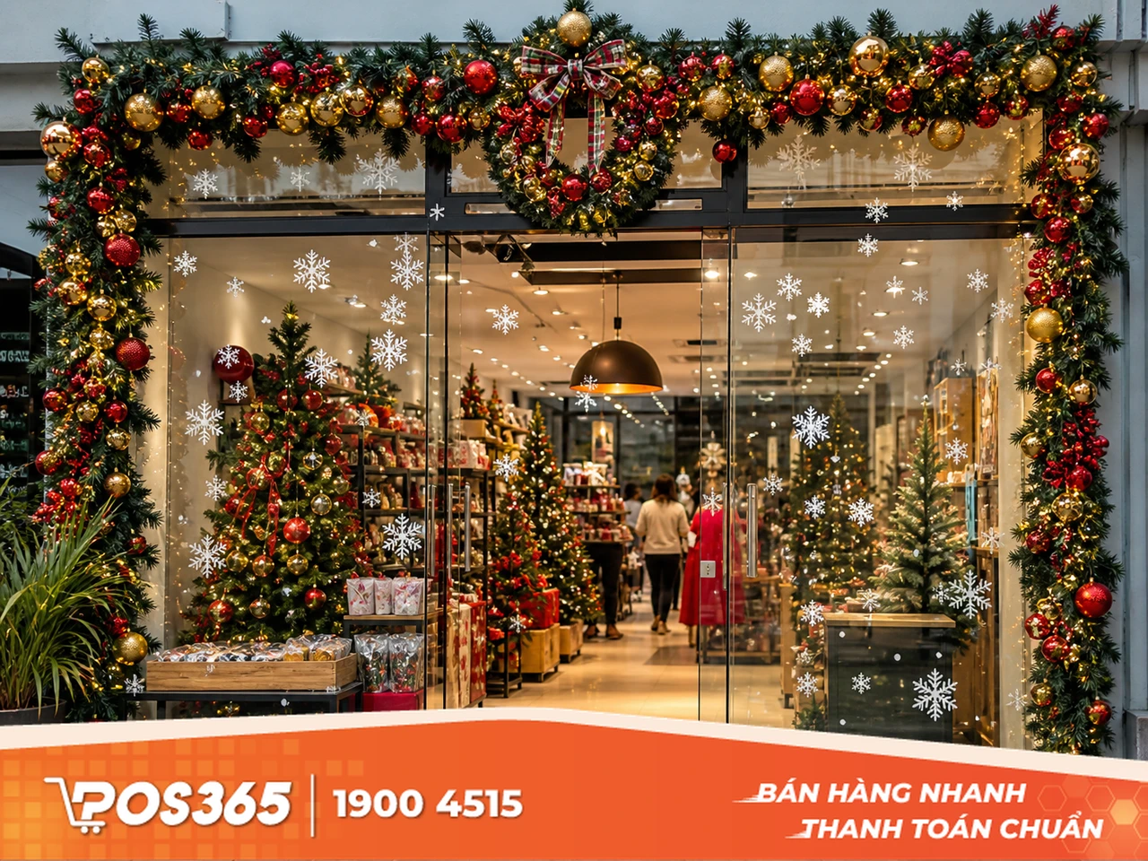 Ý tưởng trang trí mặt tiền và cửa kính hút khách