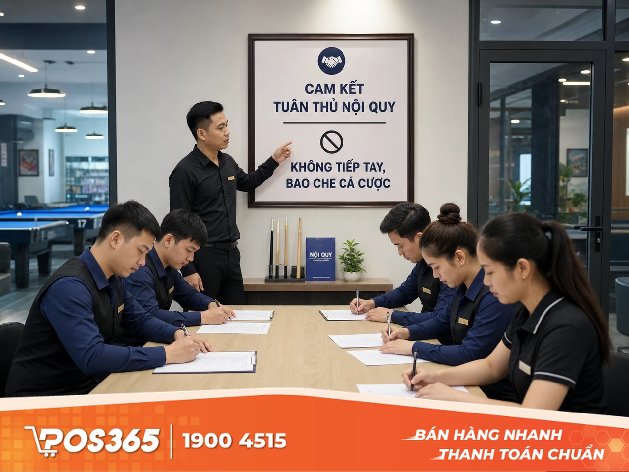 Yêu cầu nhân viên và Marker ký cam kết không tham gia, bao che cá cược