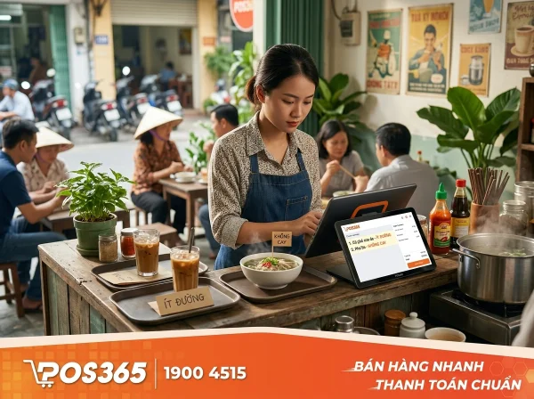 Cá nhân hóa dịch vụ nhờ tính năng ghi chú đặc biệt (ít đường, không cay)