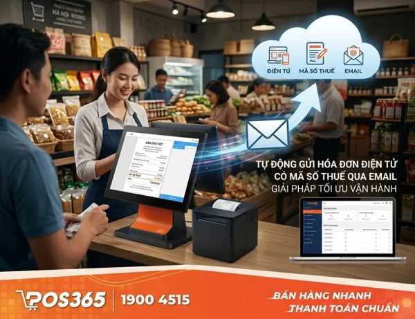 Tự động gửi hóa đơn điện tử chứa mã số thuế qua Email: Giải pháp tối ưu vận hành cho cửa hàng