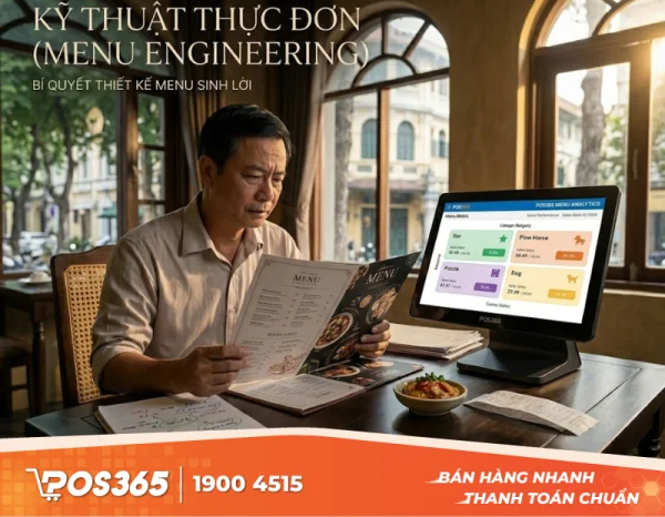 Kỹ thuật thực đơn (Menu Engineering): Bí quyết thiết kế menu sinh lời