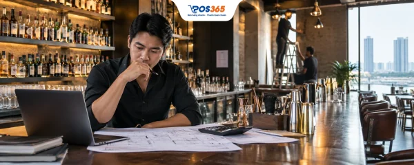 Mở quán Bar cần bao nhiêu vốn? Dự toán chi phí chi tiết 2026