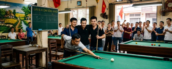 Hướng dẫn chi tiết cách tổ chức giải đấu bida phong trào tại quán