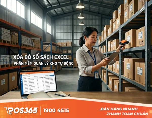 Xóa bỏ sổ sách Excel: Ứng dụng phần mềm quản lý kho tự động 100%