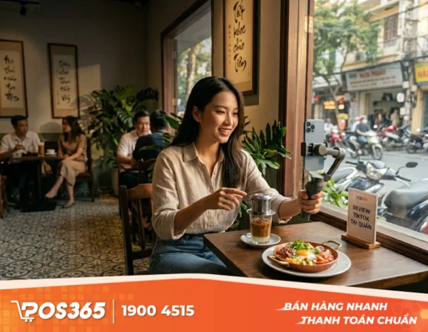 Khai thác Tiktok Review để phủ sóng thương hiệu quán cafe tại địa phương