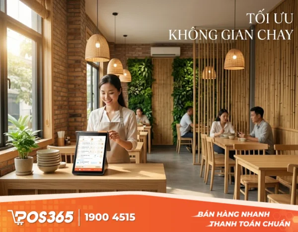 Thiết kế quán ăn chay: Tối ưu không gian & vật liệu